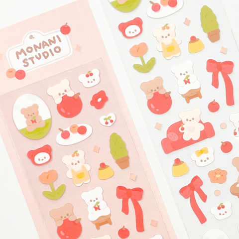 MONANI STUDIO / Sweet Cherry stickers 貼紙