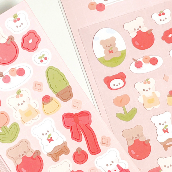 MONANI STUDIO / Sweet Cherry stickers 貼紙