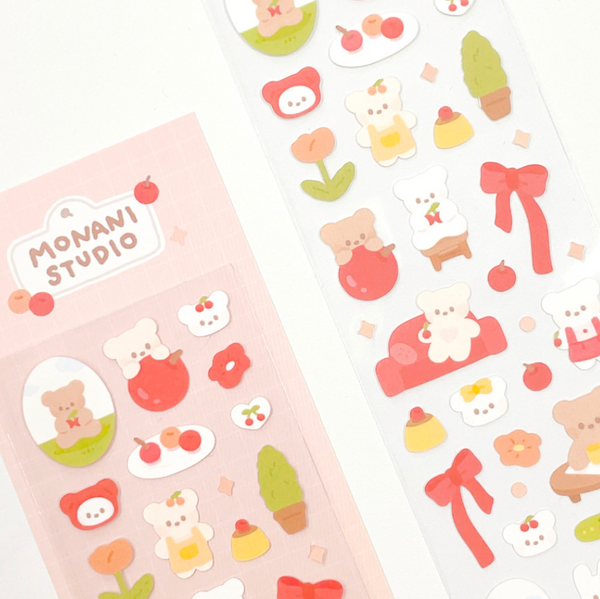 MONANI STUDIO / Sweet Cherry stickers 貼紙