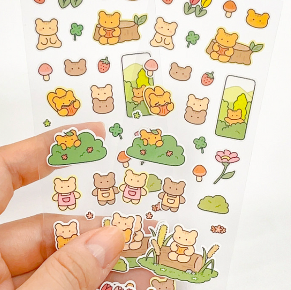 MONANI STUDIO / Forest Scenery stickers 貼紙