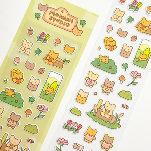 MONANI STUDIO / Forest Scenery stickers 貼紙