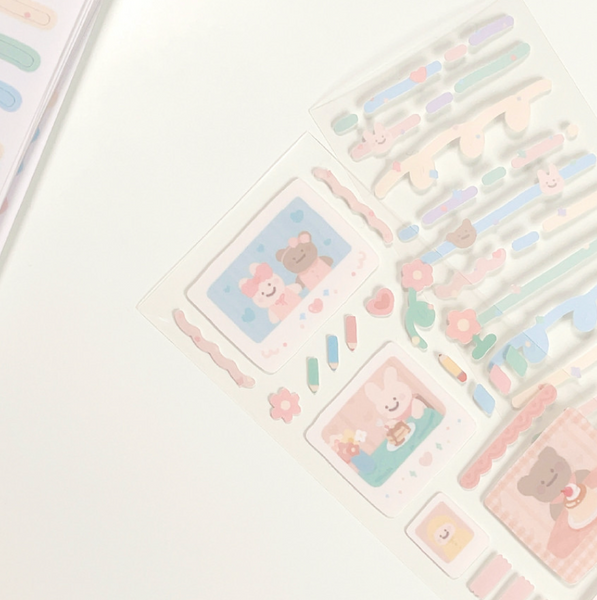 MONANI STUDIO / Vintage Polaroid stickers 貼紙