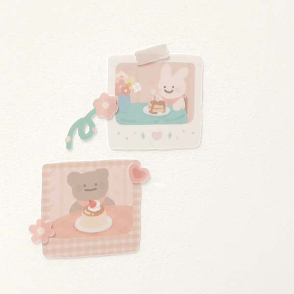 MONANI STUDIO / Vintage Polaroid stickers 貼紙