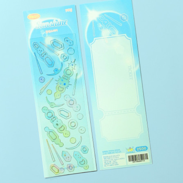 manta box / Transparent sunshine sticker 貼紙