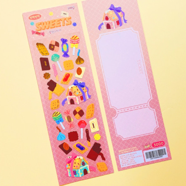 manta box /  Sweets Glittering sticker 貼紙