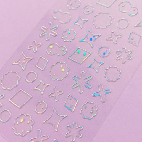 manta box /  Transparent 100%-Deco Twinkle2 sticker 貼紙