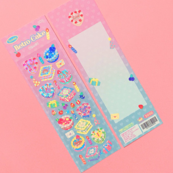 manta box / Retro Cake Twinkle sticker 貼紙