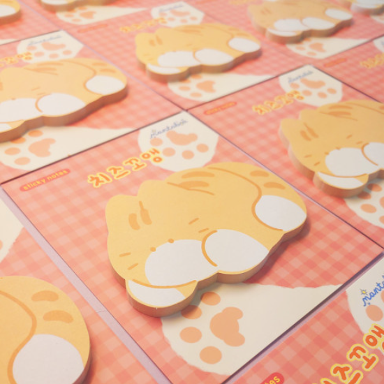 manta box / Cheese Cat sticky notes 便條貼