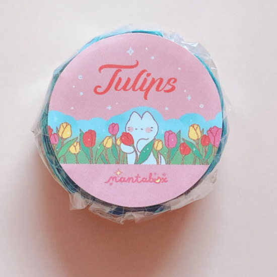 manta box / Tulips Shaped Masking Tape 紙膠帶