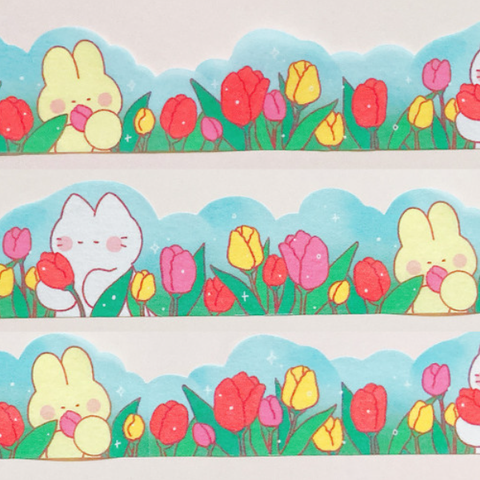 manta box / Tulips Shaped Masking Tape 紙膠帶