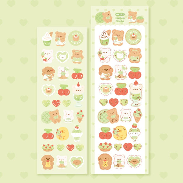 OKIKI / Melon Soda stickers貼紙