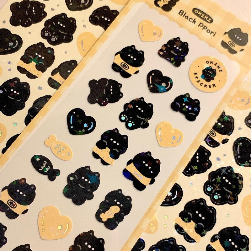 OKIKI / Black Ppori stickers貼紙