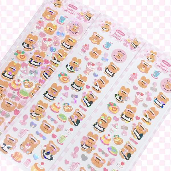 OKIKI / Happy Dessert stickers 貼紙