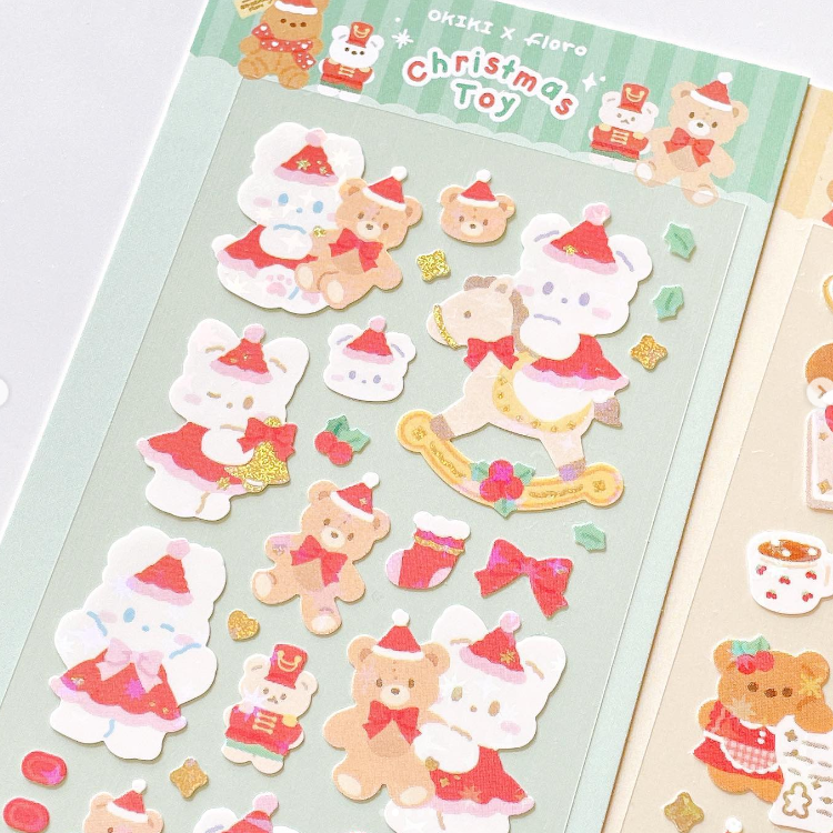 OKIKI / Christmas Toy stickers 貼紙