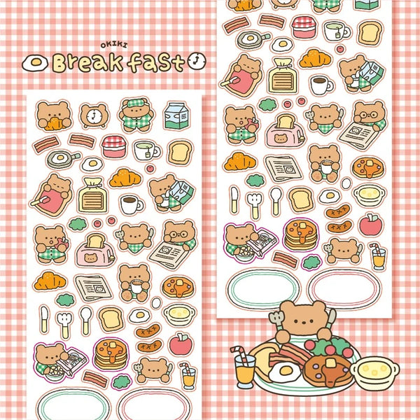 OKIKI / Breakfast stickers 貼紙