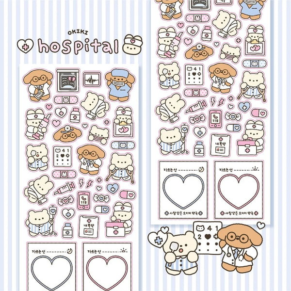 OKIKI / Hospital stickers 貼紙