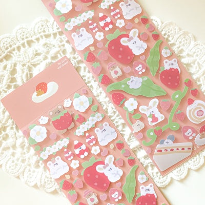 ozziday / Berryozi Strawberry stickers 貼紙.