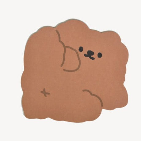 PERMS / shaped card_Permgom (brown) 明信片 / 心意卡.