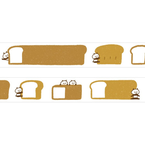 PAPIER PLATZ /  Mizutama Bread Studio Masking tape 長麵包 和紙膠帶