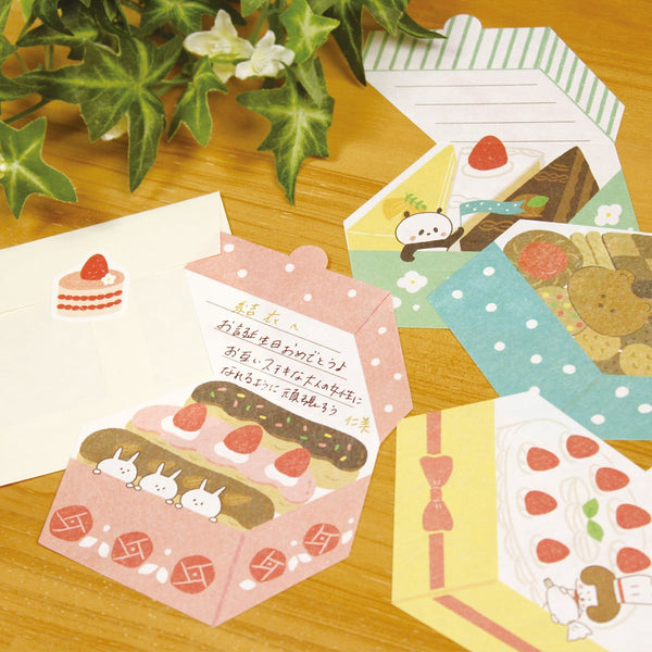 PAPIER PLATZ /  Cake Shop Mizutama Mini Gift Letter （４款）