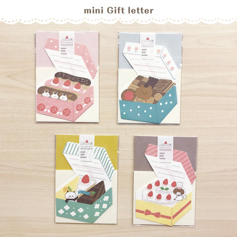 PAPIER PLATZ /  Cake Shop Mizutama Mini Gift Letter （４款）