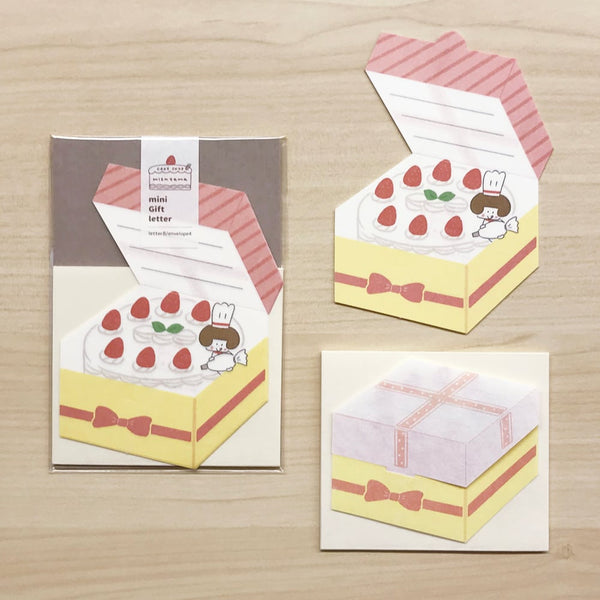 PAPIER PLATZ /  Cake Shop Mizutama Mini Gift Letter （４款）