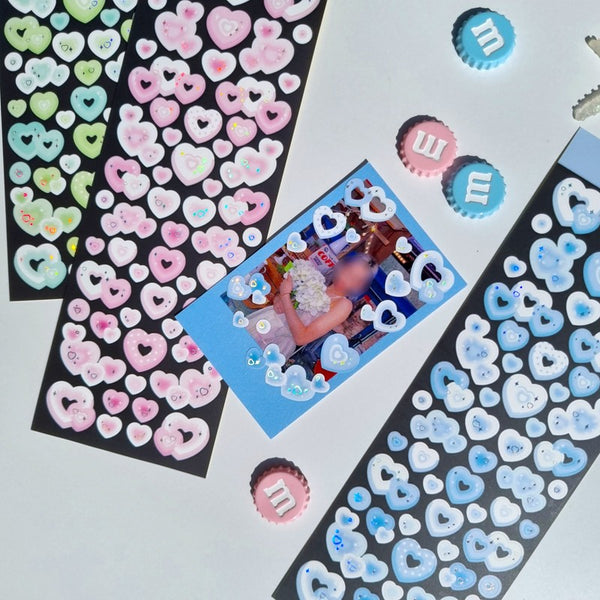 PROMLAND /  Heart Mould stickers 貼紙