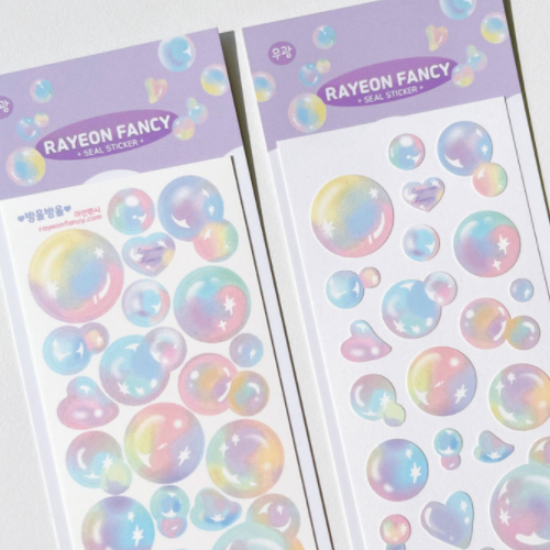 Rayeon Fancy / Bubble Stickers (Matte) sticker.