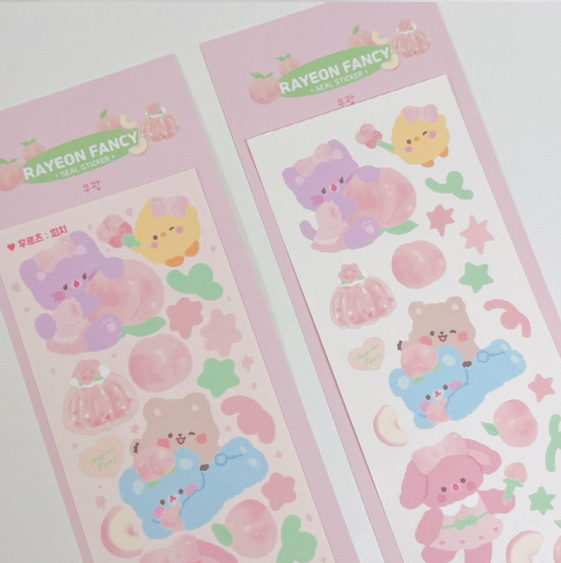 Rayeon Fancy / Fruit - Peach Stickers.