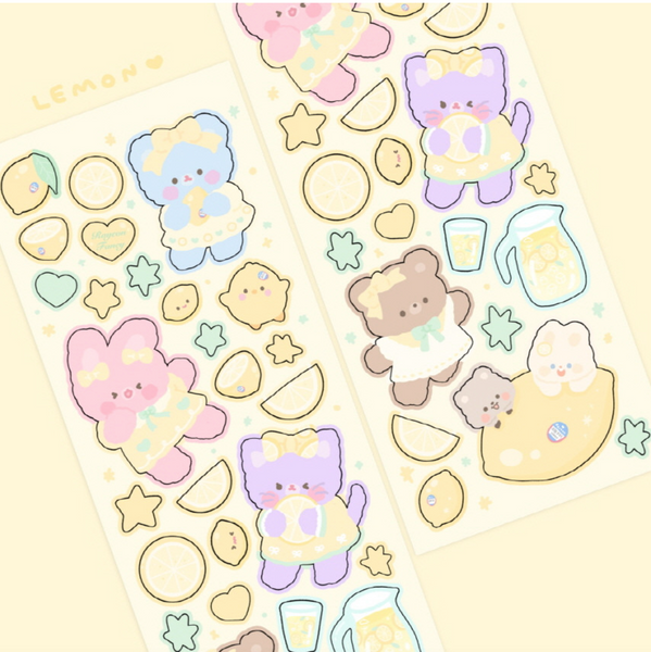 Rayeon Fancy / Fruit- Lemon Stickers.