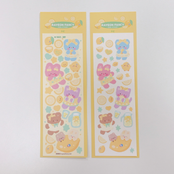 Rayeon Fancy / Fruit- Lemon Stickers.