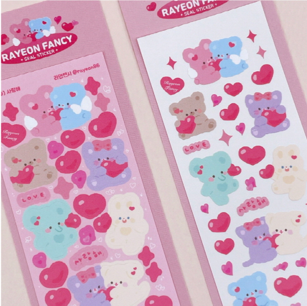 Rayeon Fancy / Love Stickers.