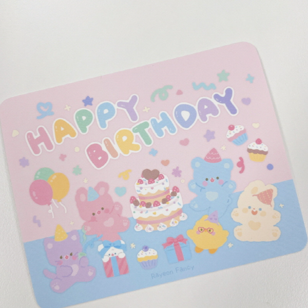 Rayeon Fancy / Mini card - Birthday