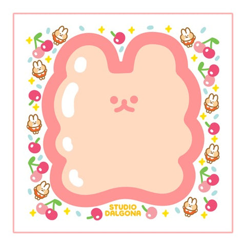 Studio Dalgona / Cherry Jelly Bear Memo Pad.