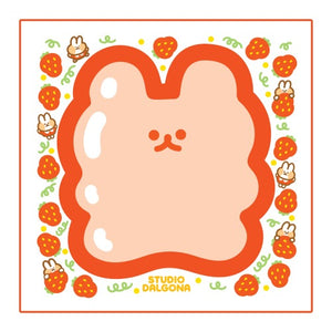 Studio Dalgona / Strawberry Jelly Bear Memo Pad.