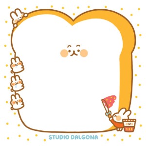 Studio Dalgona / Bread Memo 便條紙.