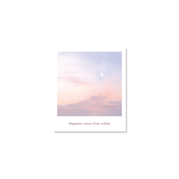 Skyfolio / pale purple - happiness card