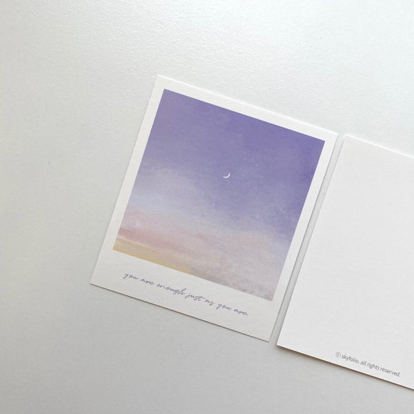 Skyfolio / purple sky - enough card