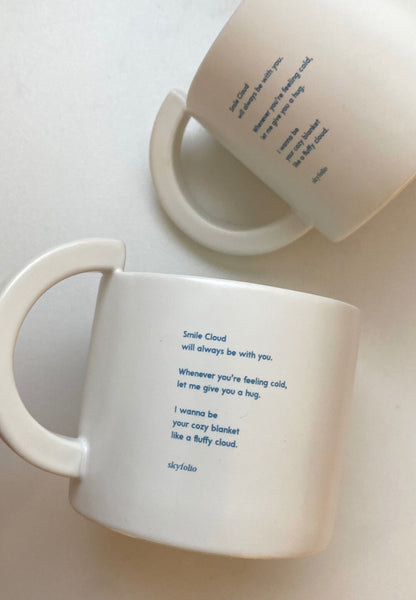 Skyfolio / White Lettering Mug