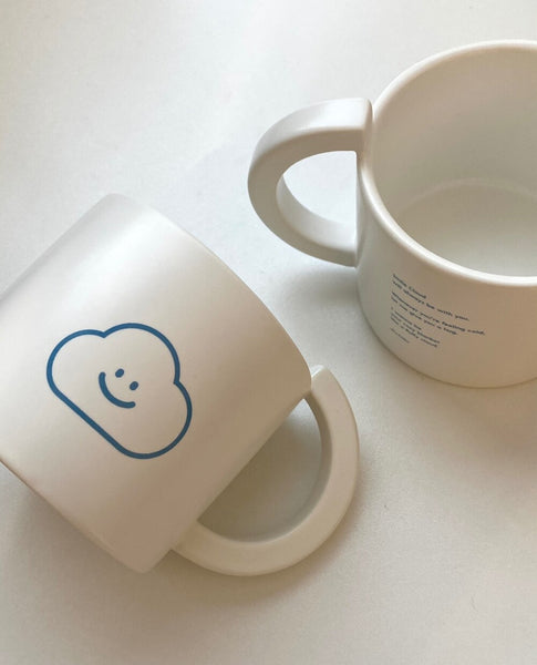 Skyfolio / White Lettering Mug