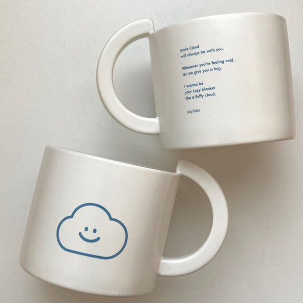 Skyfolio / White Lettering Mug