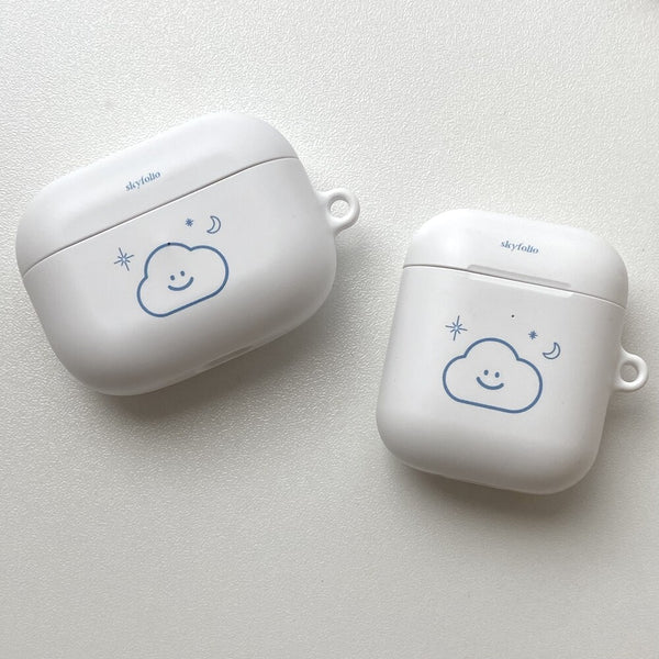 Skyfolio/ white cloud Airpods Case