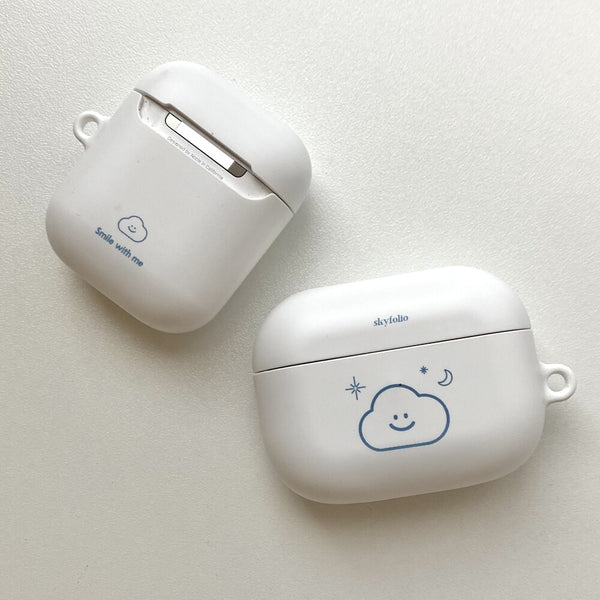 Skyfolio/ white cloud Airpods Case