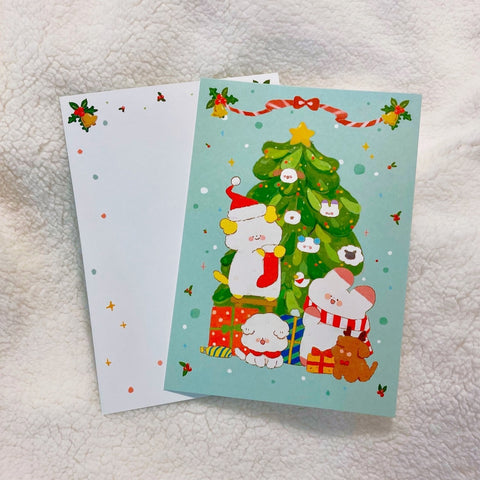 raini 瀨泥 / 聖誕明信片(綠)