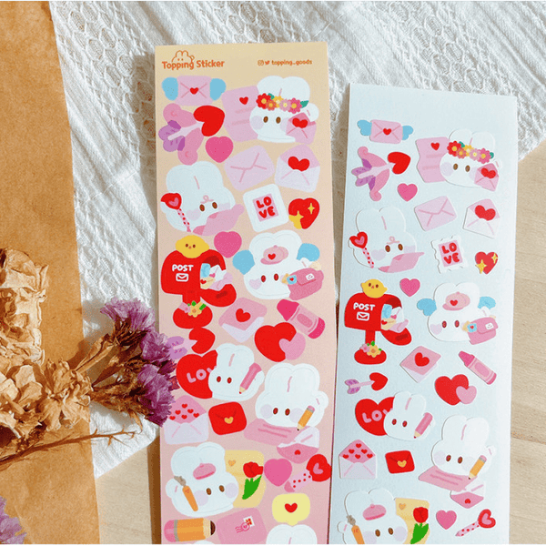 Topping Goods / Love letter topping stickers 貼紙