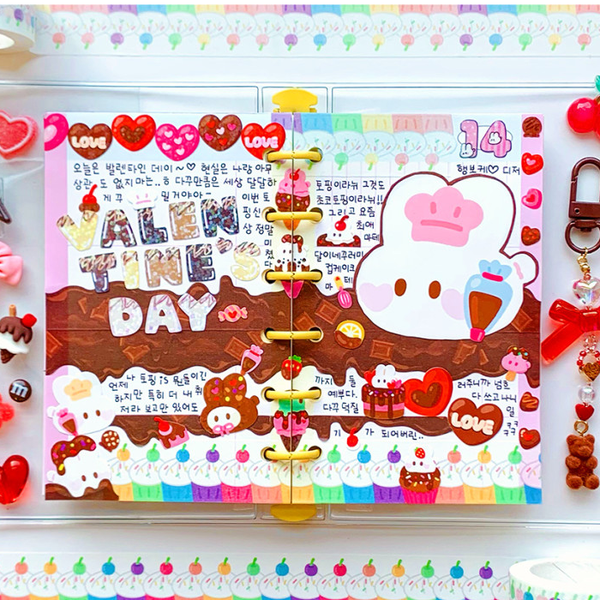 Topping Goods / Sweet chocolate topping stickers 貼紙