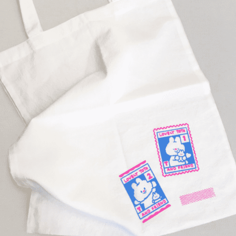toto goods  / toto Eco Bag 布袋 環保袋 (Stamp)