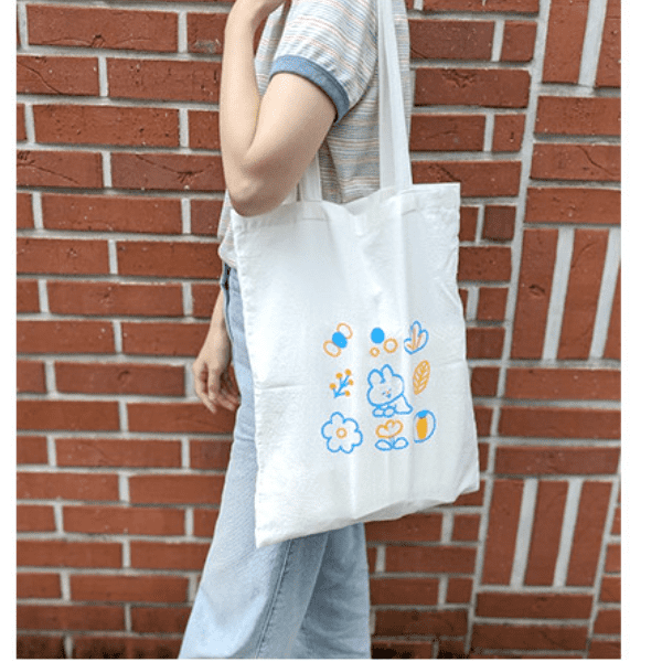 toto goods  / toto Eco Bag 布袋 環保袋 ( flower toto )