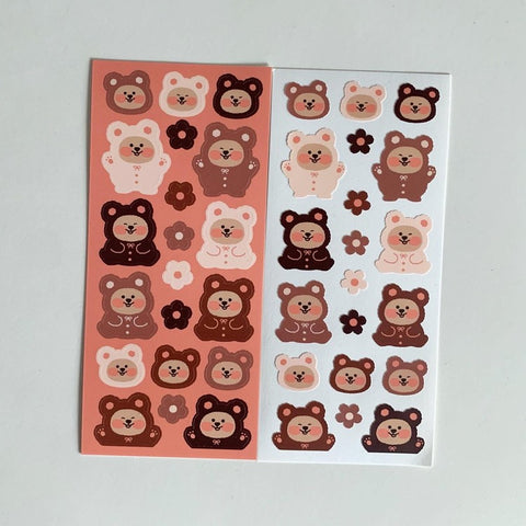 Young Forest / Bear Baby Quokka stickers 貼紙