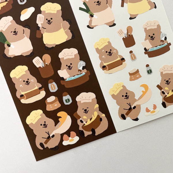 Young Forest/ Chef Quokka stickers 貼紙